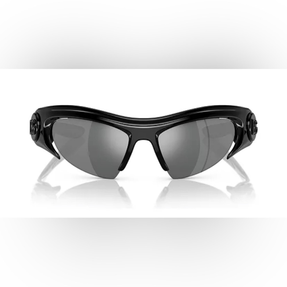Dolce & Gabbana DG6192 Black Grey Mirror Men's 58 mm Sunglasses